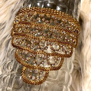 Bling Bling Bib Style Necklace